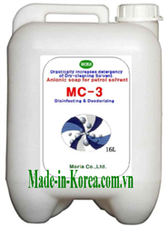 Bán hóa chất Hàn Quốc giặt  tẩy vết bẩn trong giặt khô MC-3